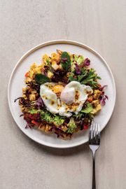 Bistro Salad with Caramelized Vegetables