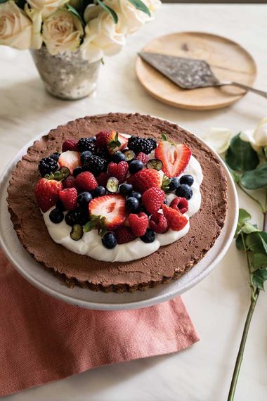 Epic Vegan Chocolate Mousse Pie