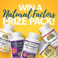 Enter to Win a Heart-Healthy Natural Factors Prize Pack!