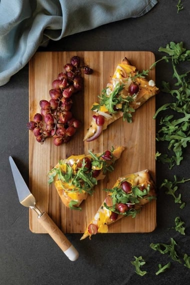 Roasted Grape and Butternut Squash Flatbread