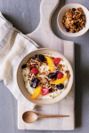 Whipped Cottage Cheese Breakfast Bowls with Peanut Granola